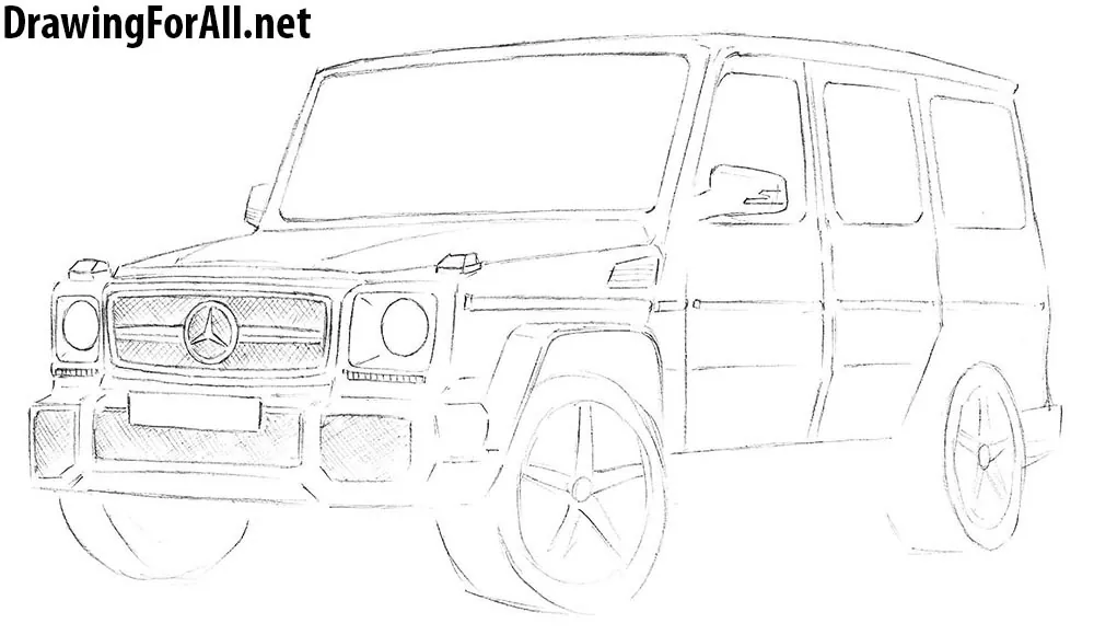 learn how to draw mercedes g class