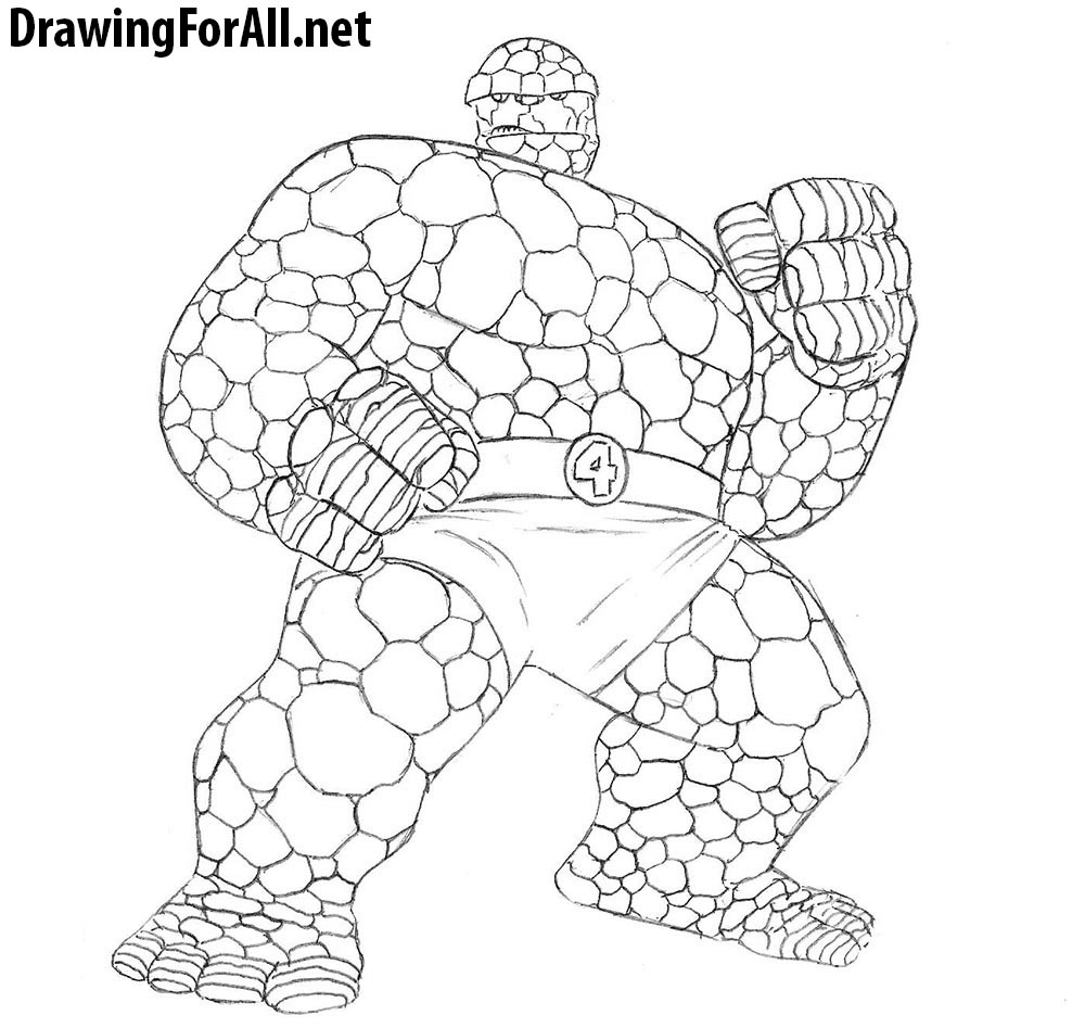 the thing drawing tutorial