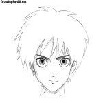 How to draw Eren Yeager from Attack on Titan