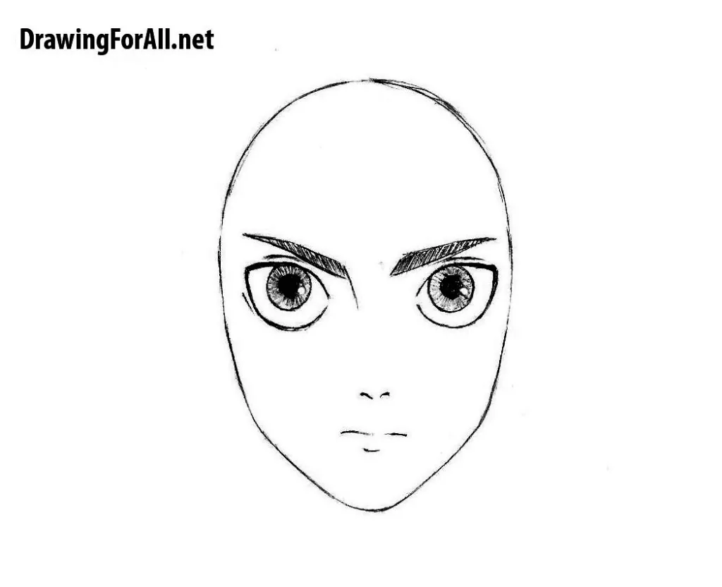 How to draw Eren Yeager for kids