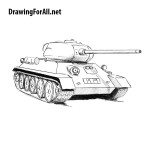 How to Draw Tank T-34