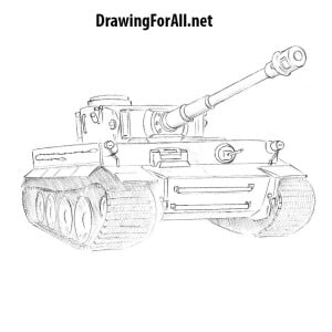How to Draw a Tiger Tank