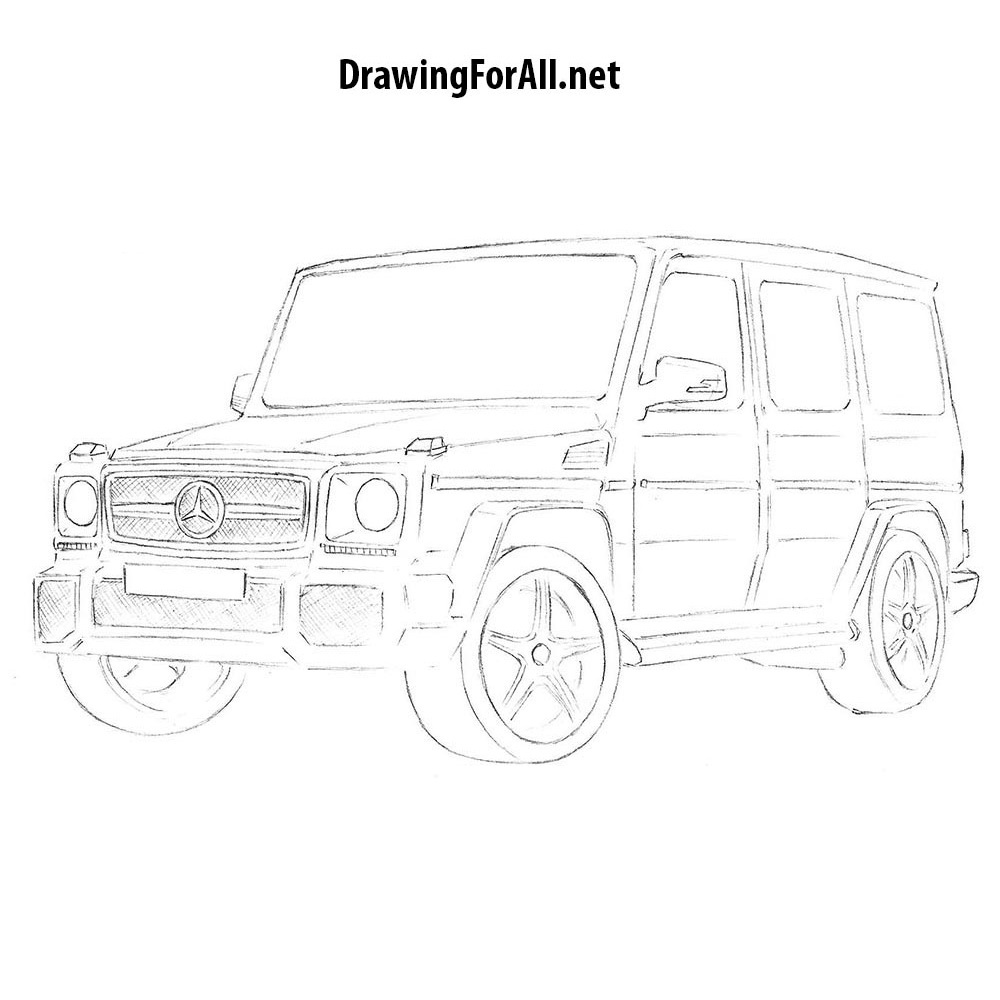 How to Draw a Mercedes-Benz G-Class