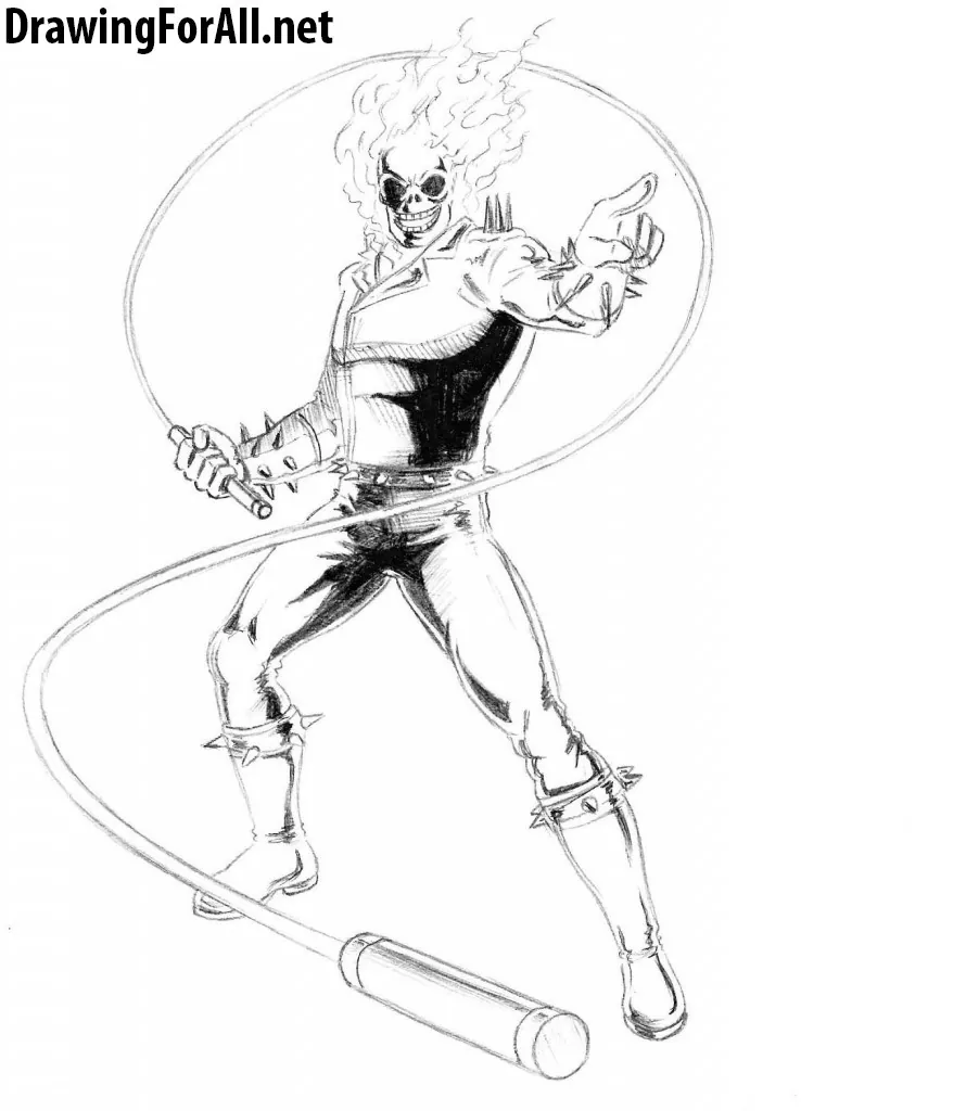 How to Draw Ghost Rider How to Draw Ghost Rider
