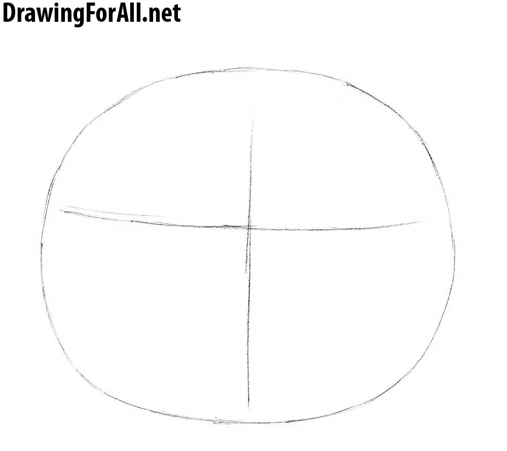 how to draw a halloween pumpkin head