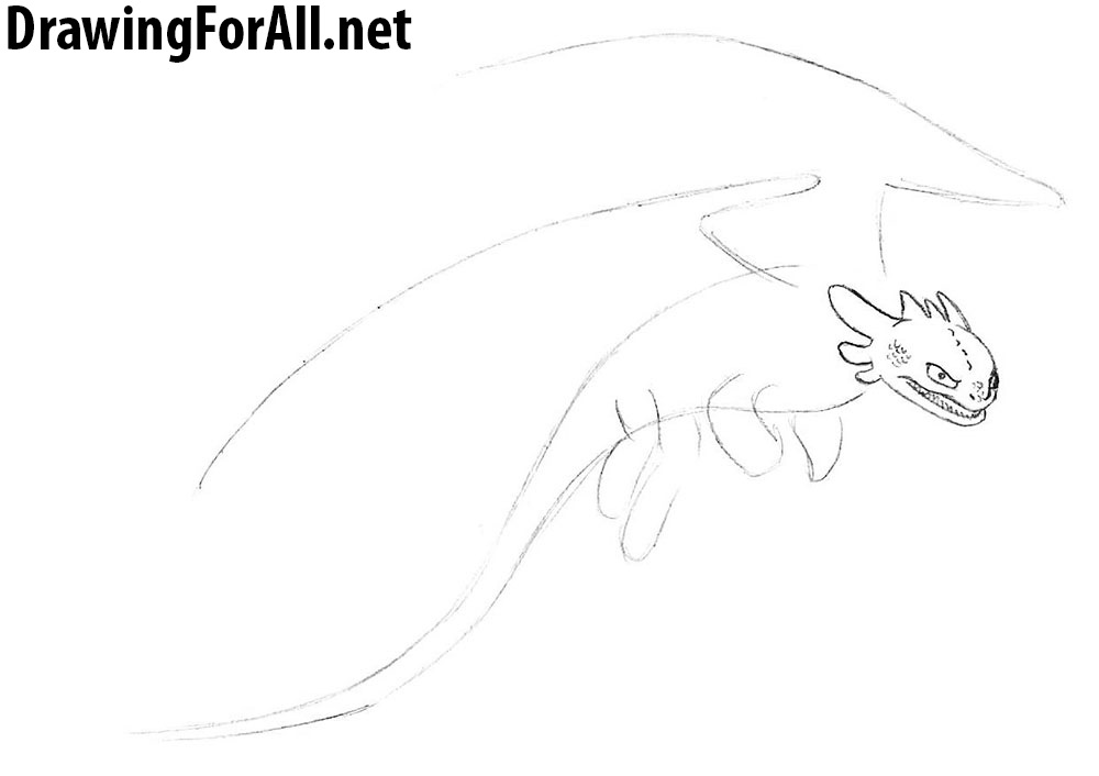 how to draw a dragon from how to train your dragon
