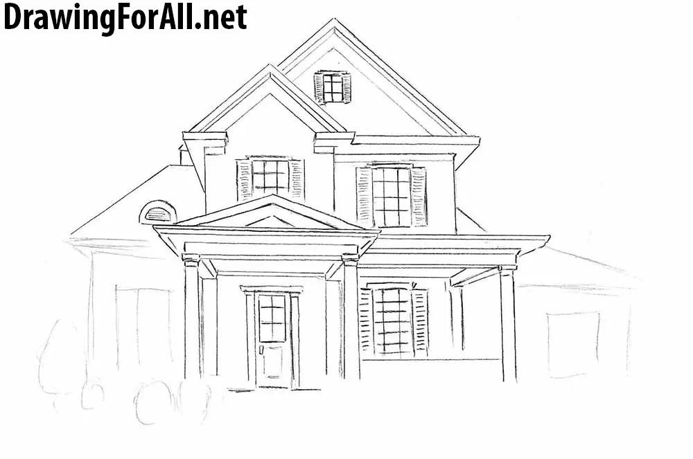 How to Draw a 3D House - Easy Drawing Tutorial For Kids-saigonsouth.com.vn