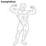 How to Draw a Bodybuilder for Beginners