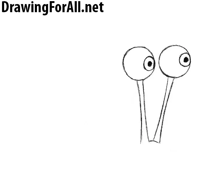 how to draw gary from spongebob