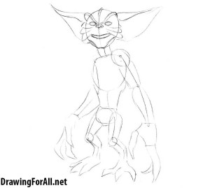 How to Draw a Gremlin - Drawingforall.net