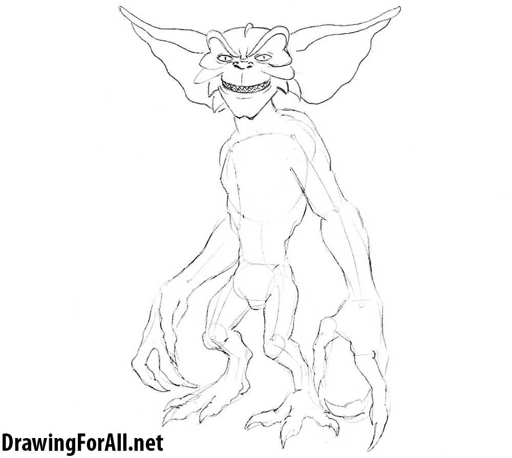 learn how to draw gremlins