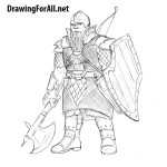 How to Draw a Dwarf Warrior