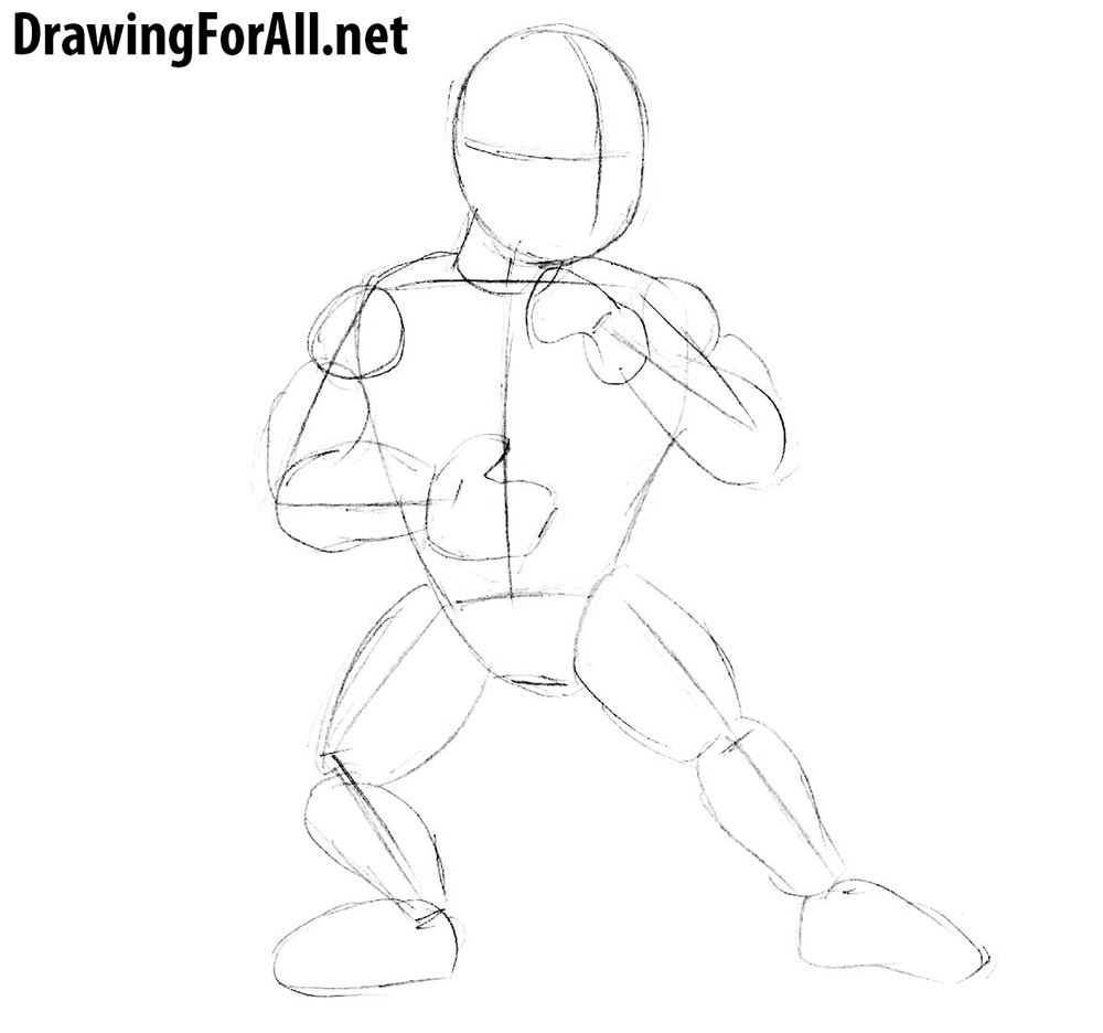 how to draw a cartoon sub zero
