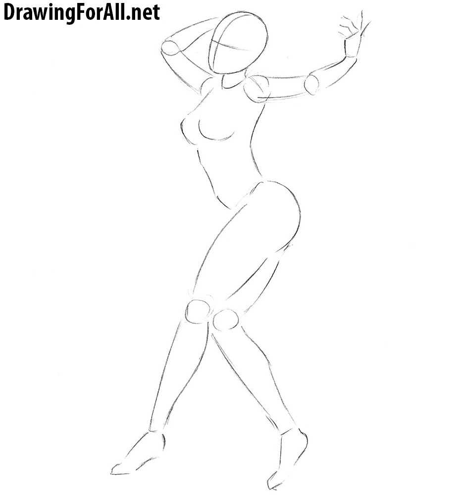 how to draw anna williams step by step