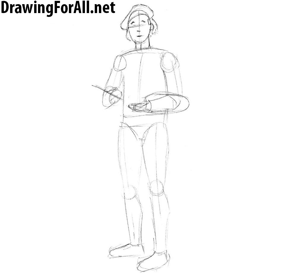 learn how to draw an artist