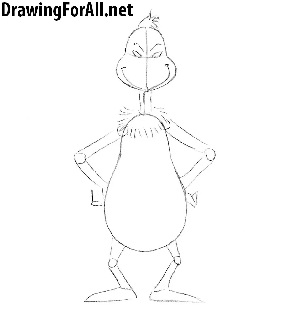 learn how to draw grinch