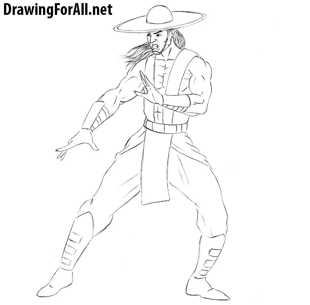 how to draw kung lao