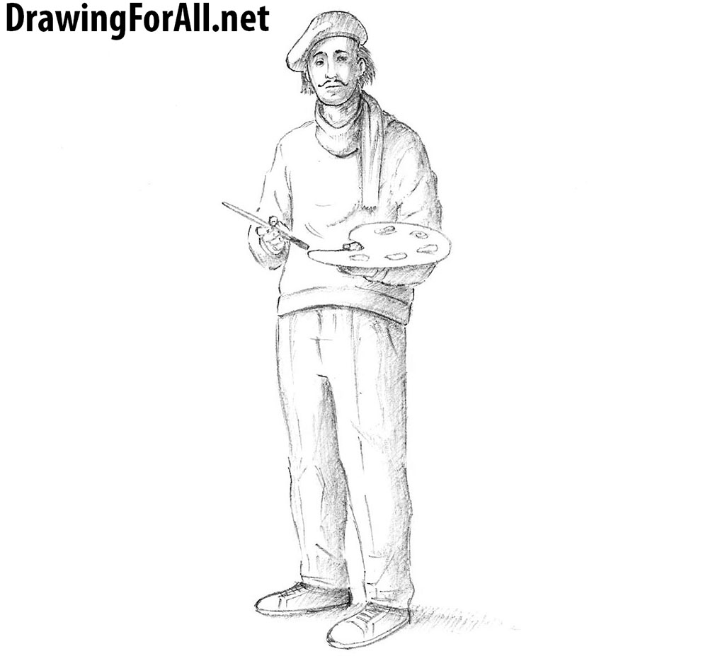 how to draw an artist