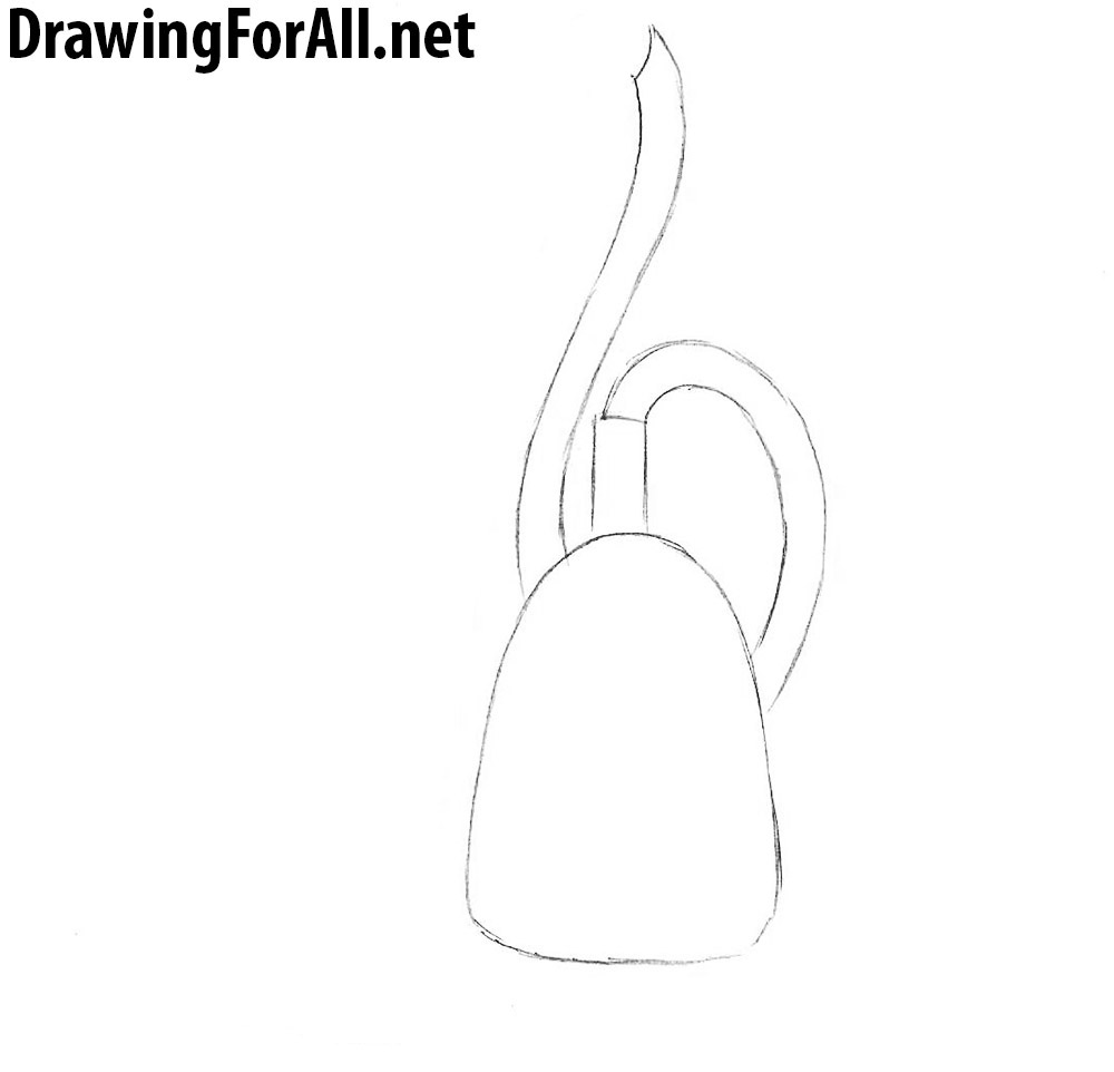 1 how to draw a vacuum cleaner step by step