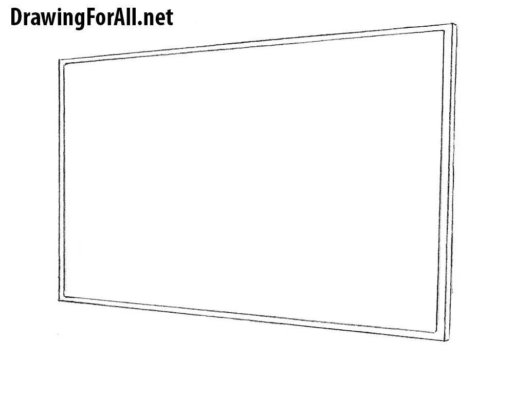 How to Draw LED tv