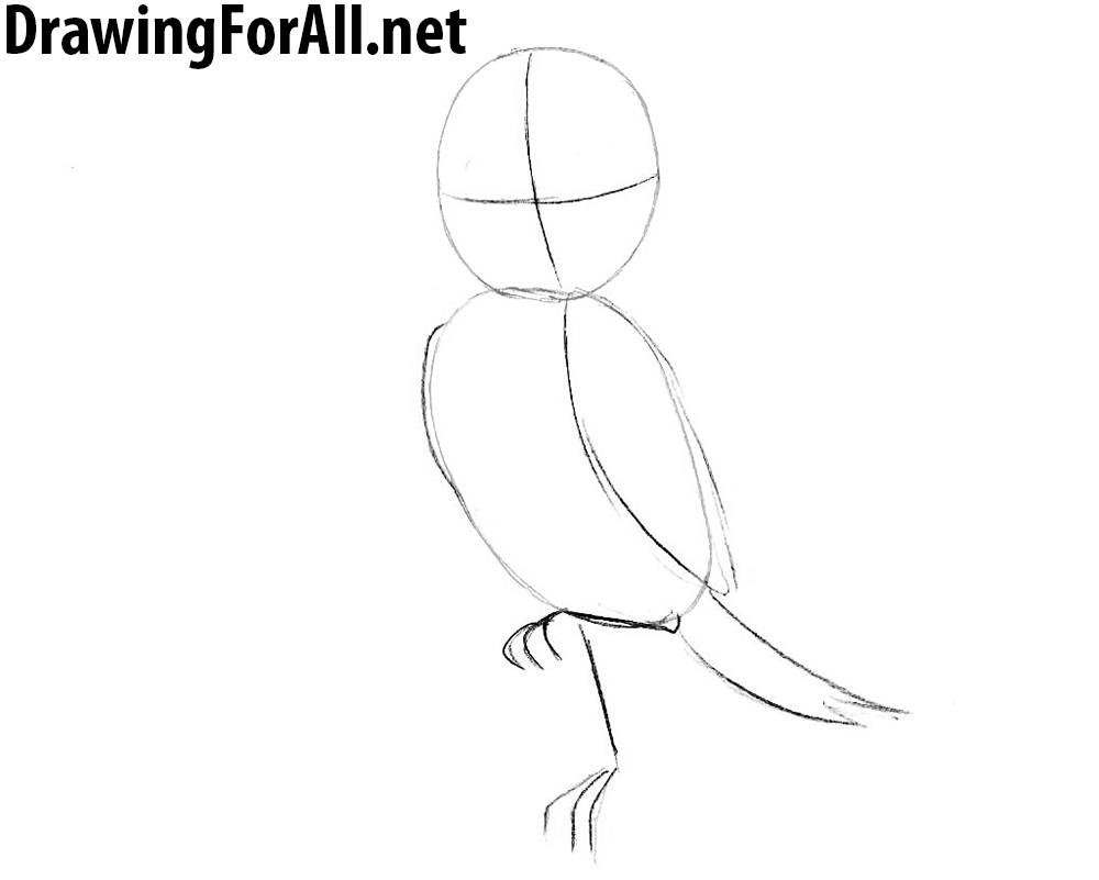 How to Draw Richard the Stork step by step
