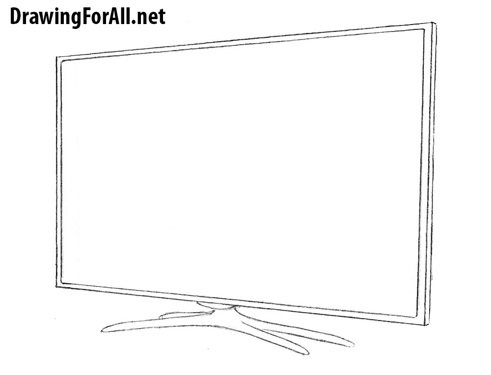How to draw a TV