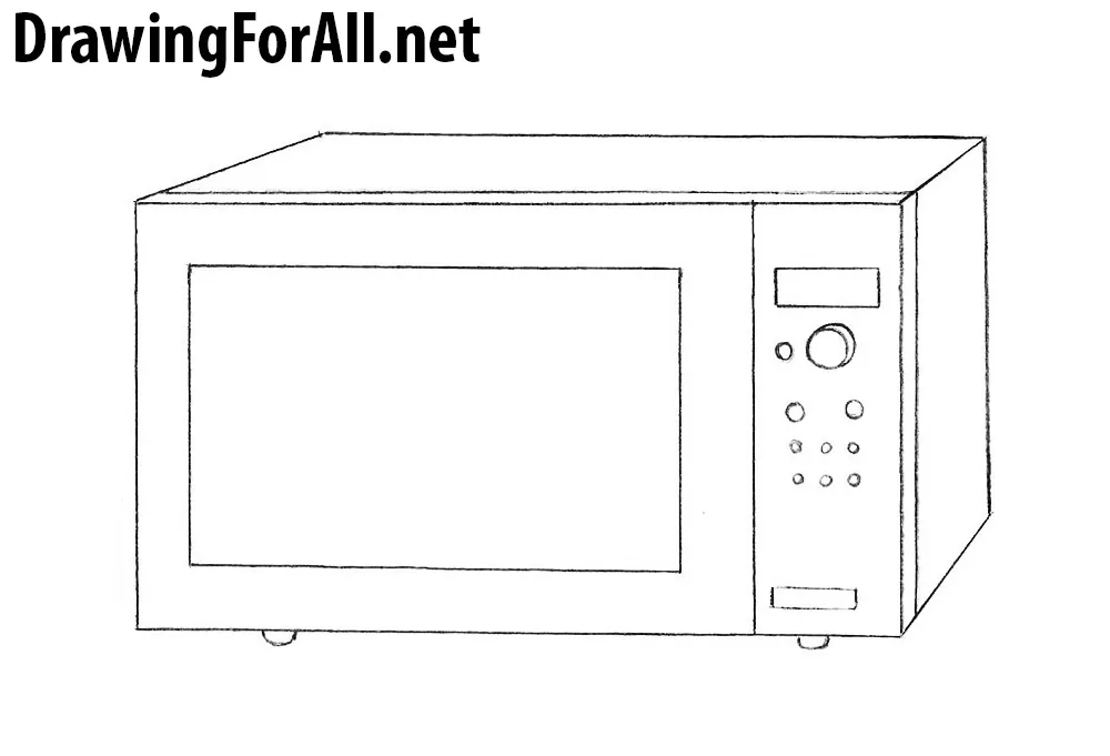 How to Draw a Microwave
