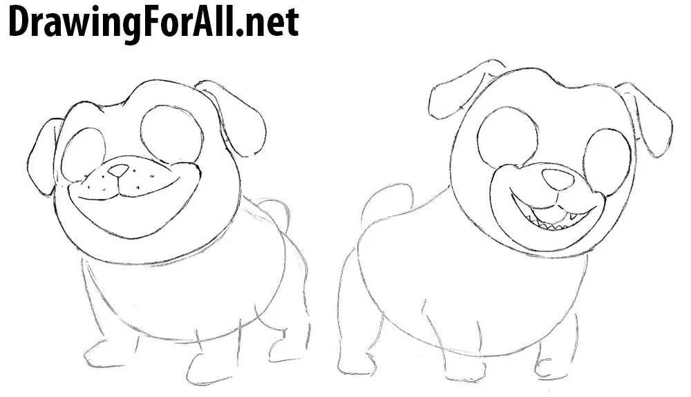 How to Draw Puppy Dog Pals