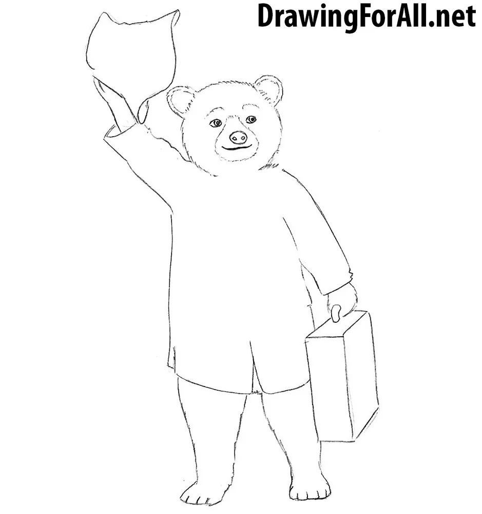 Paddington Bear drawing