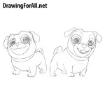 How to Draw Puppy Dog Pals