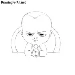 How to Draw The Boss Baby