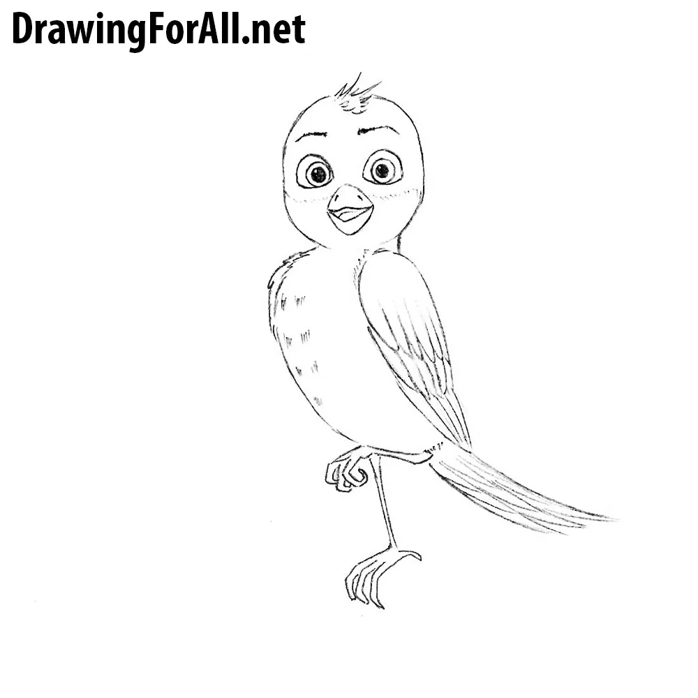 How to Draw Richard the Stork