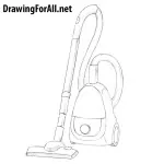 How to Draw a Vacuum Cleaner