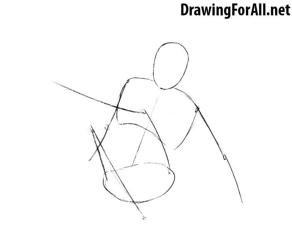 How to Draw a Freestyle Football Player
