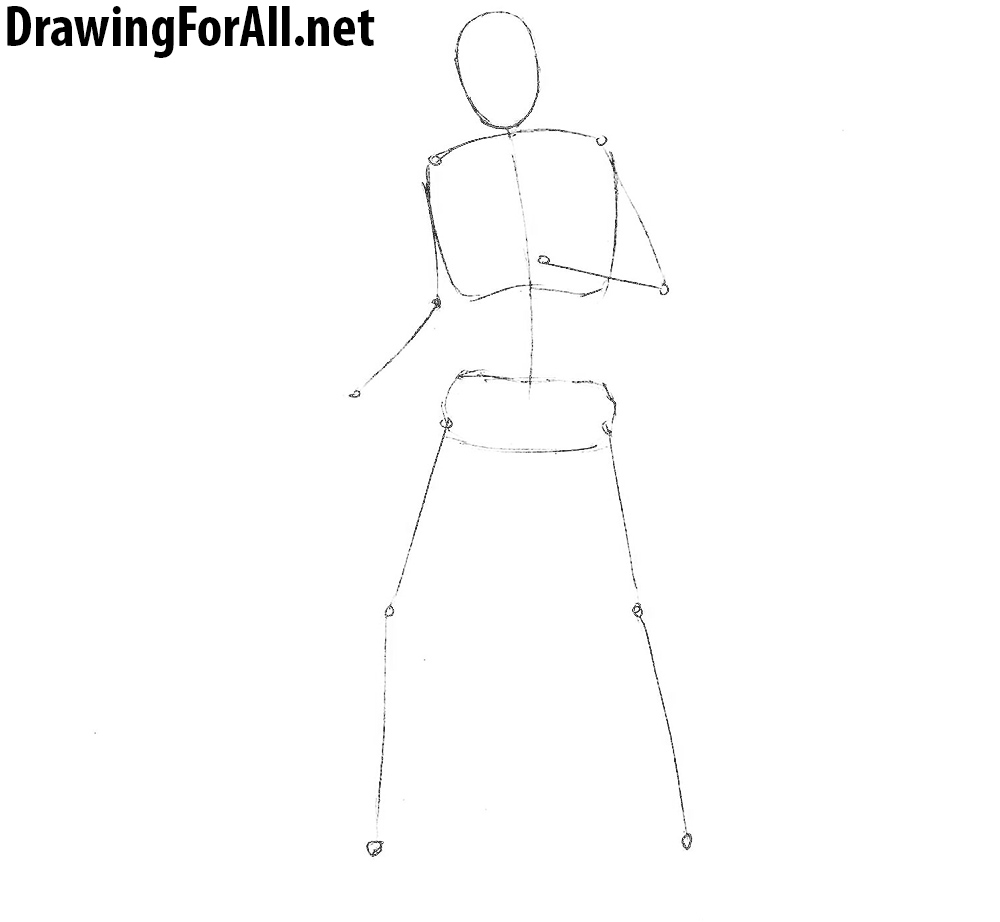 How to Draw a Skeleton Warrior