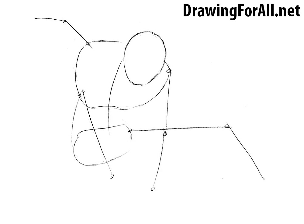 how to draw the amazing bag man