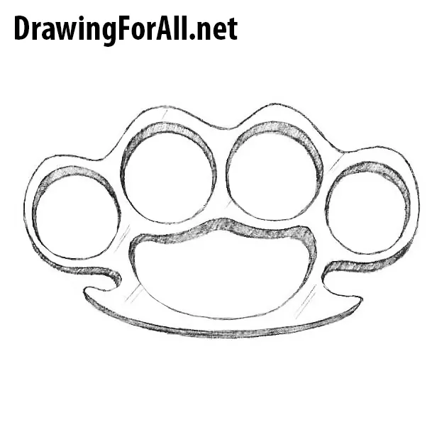 How to Draw Brass Knuckles