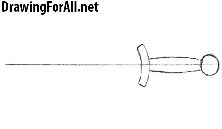 how to draw a melee weapon