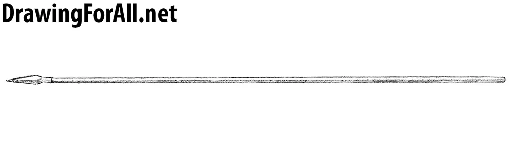 spear drawing