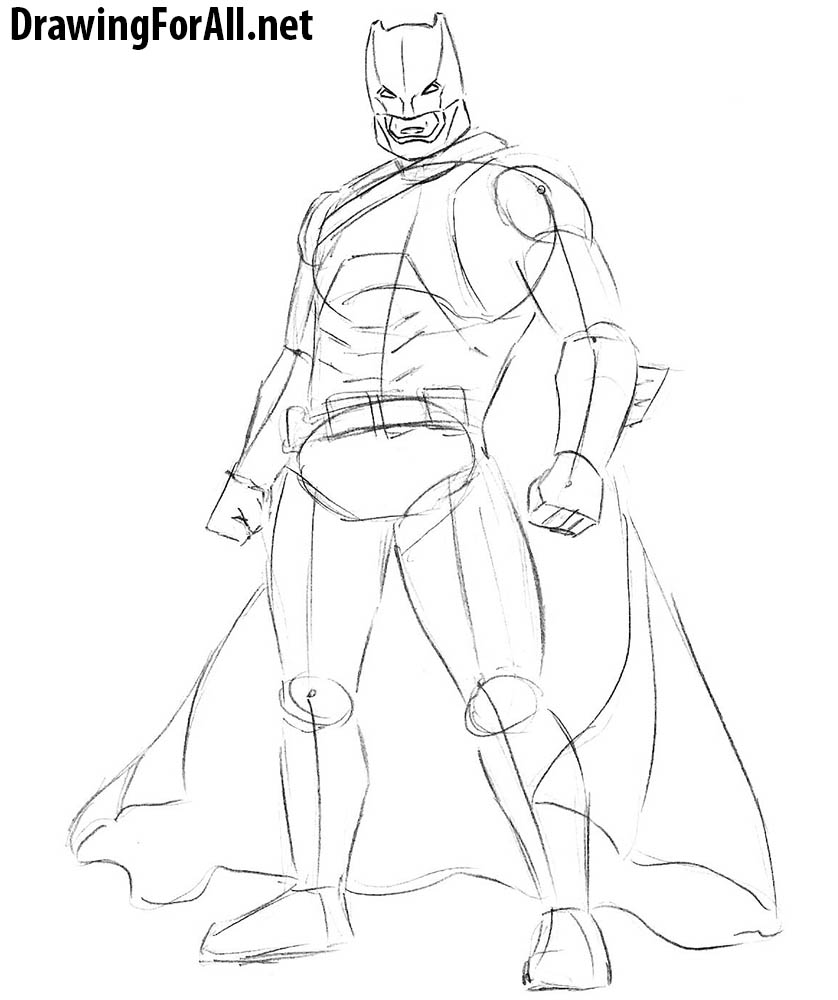 batman drawing tutorial