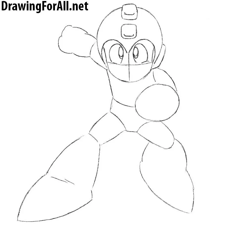 How to Draw Classic Mega Man