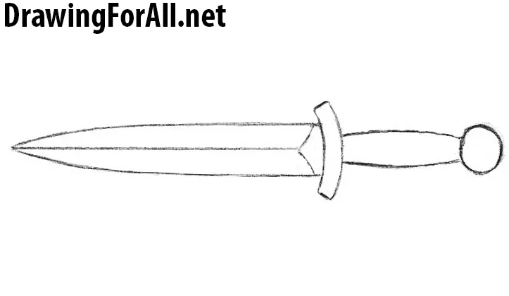 dagger drawing