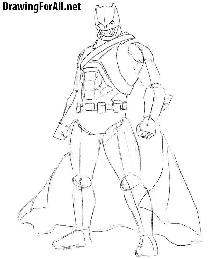 learn to draw batman