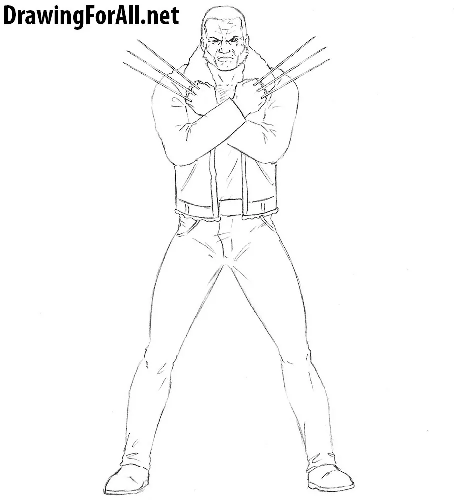 How to Draw Old Man Logan