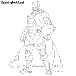 How to Draw Armored Batman