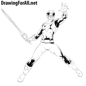 How to Draw Red Power Ranger