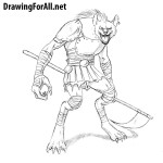 How to Draw a Gnoll