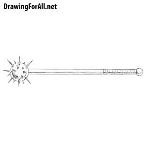how to draw a Morning Star