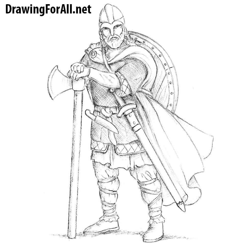How to Draw a Realistic Viking