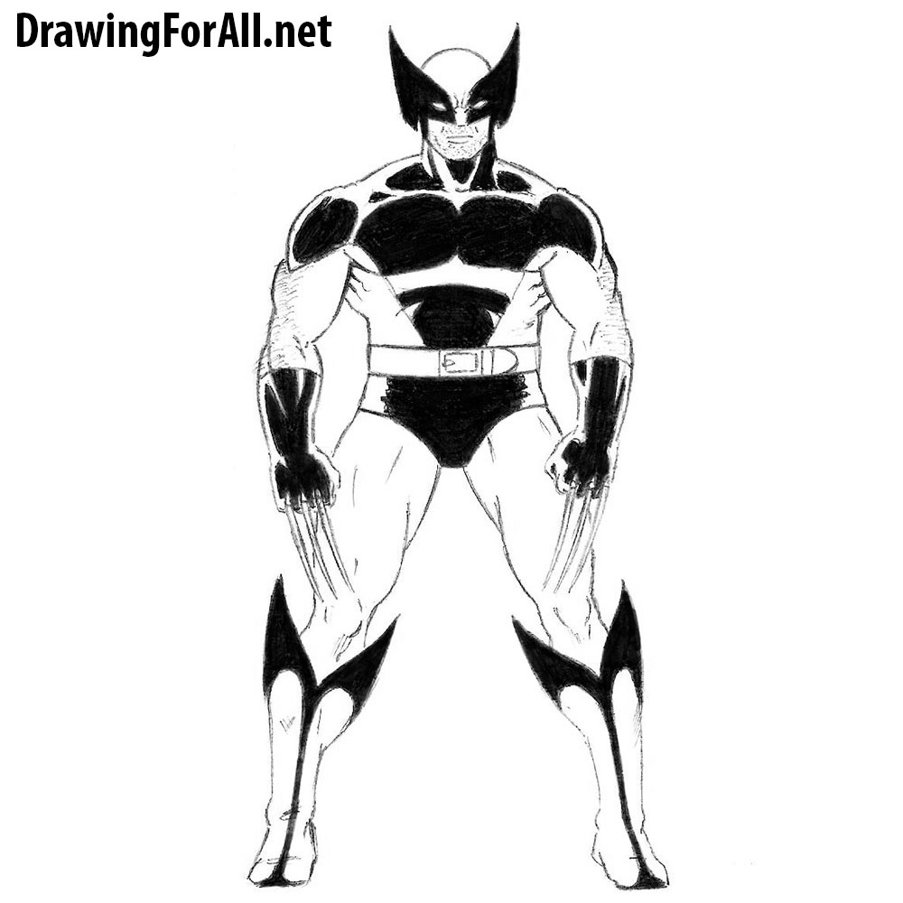 Learn How to Draw Wolverine from MARVEL Contest of Champions Marvel  Contest of Champions Step by Step  Drawing Tutorials